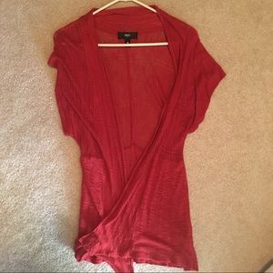 Short sleeve cardigan